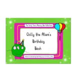 Chilly the Alien’s Birthday Bash