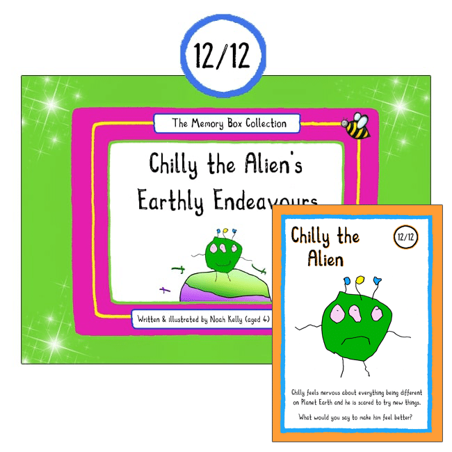 Chilly book and card image 12 – Chilly the Alien’s Earthly Endeavours (BOOK & FREE COLLECTABLE CARD) - Image 1