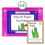 3 – Denny the Dragon’s Fiery Feelings (BOOK & FREE COLLECTABLE CARD)