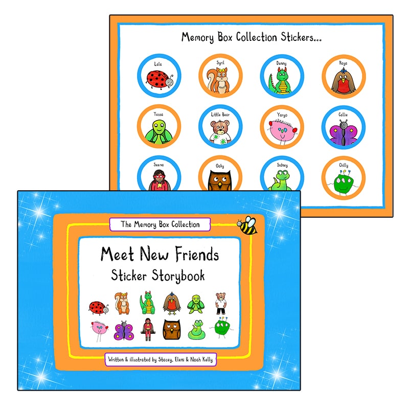 Sticker book image Meet New Friends Sticker Book - Image 1