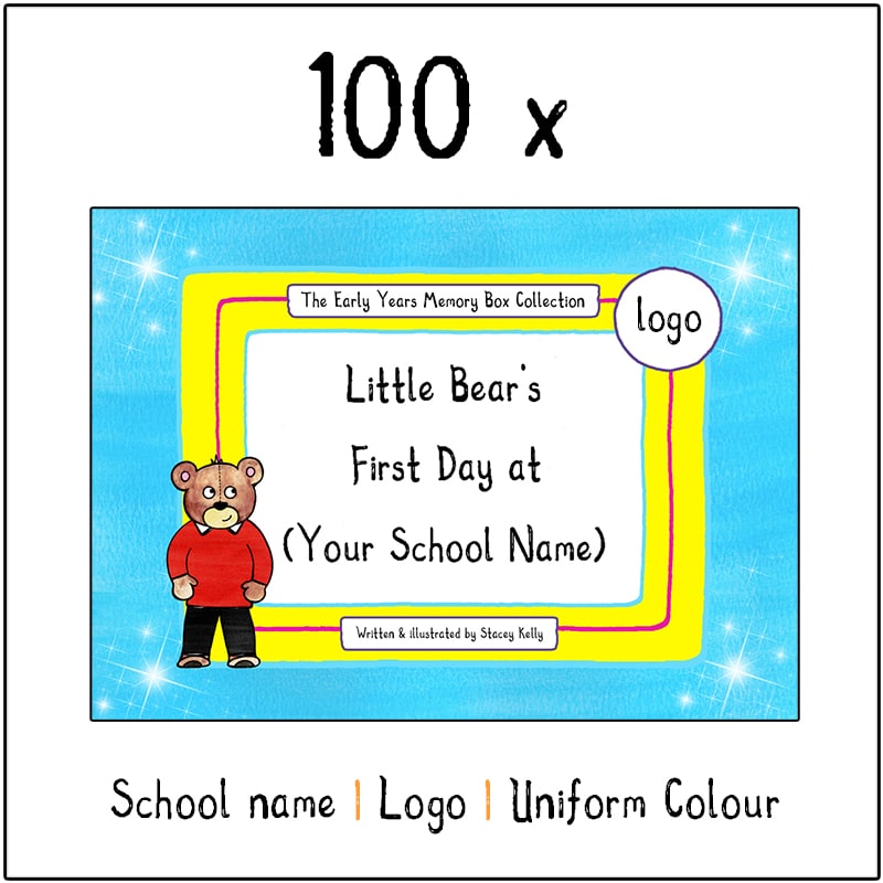 First Day school personalised 100 Personalised First Day at School Books - Image 1