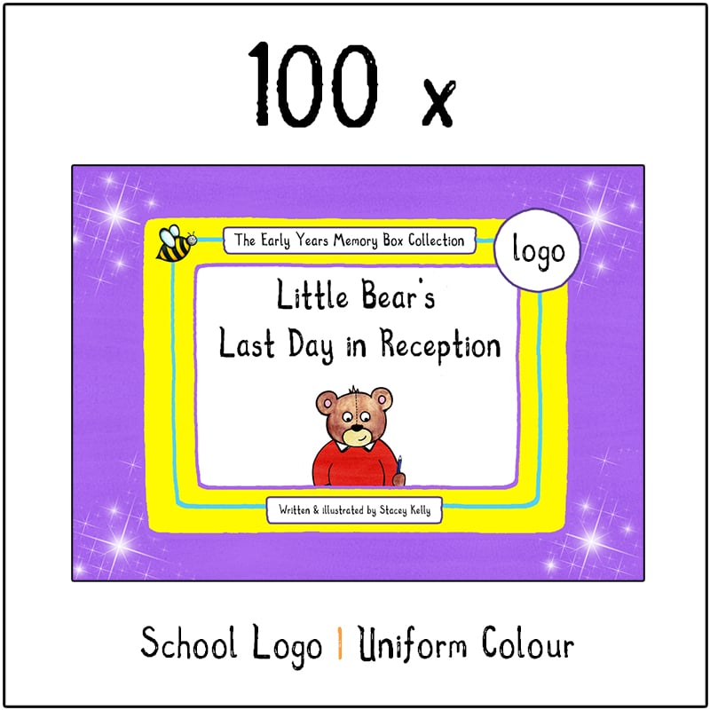 Last Day reception personalised pic 100 Personalised Last Day in Reception Books - Image 1