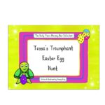 Tessa’s Triumphant Easter Egg Hunt