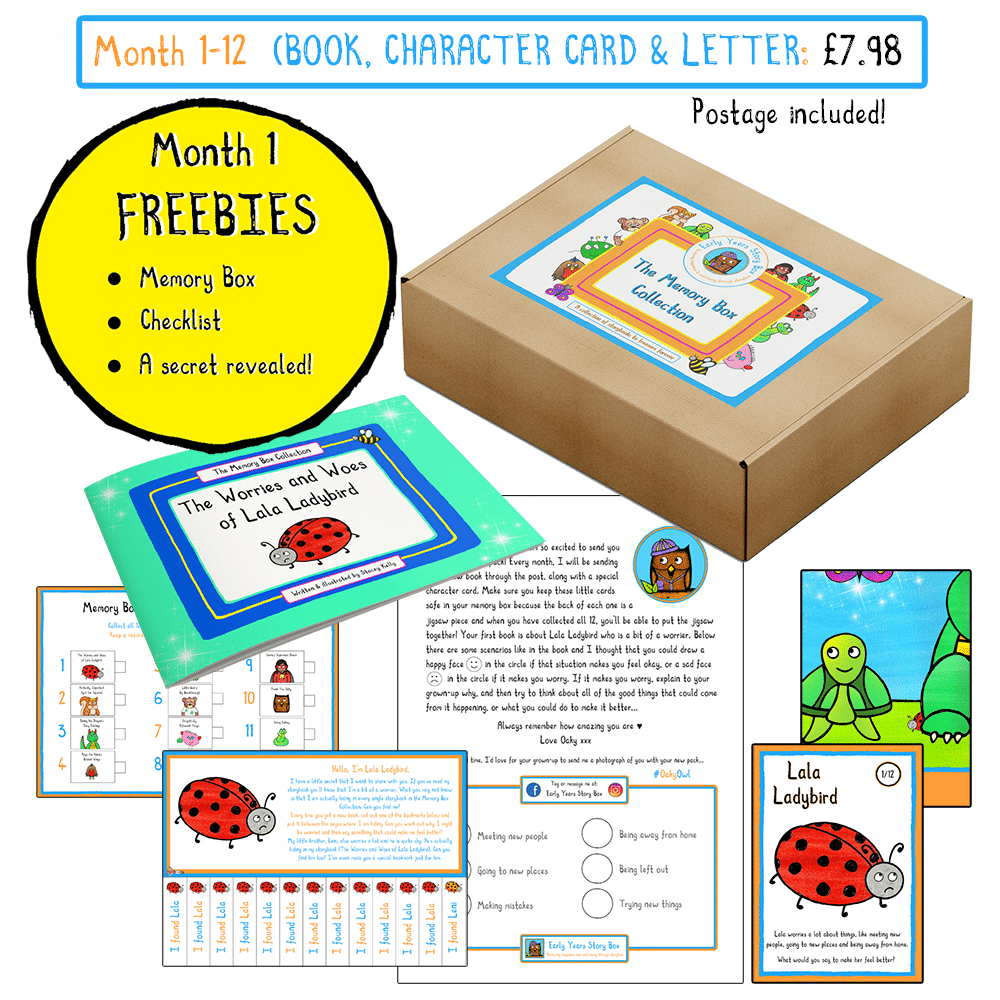 Subscription image brown box 12 Month Children's Book Subscription - Image 1